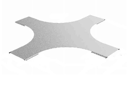 Фотография товара 'Ostec КХЛНЛО-400-1,0-R330-СЦ Крышка к крестообразному разветвителю для лестничного лотка НЛО 400'