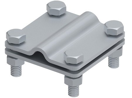 Фотография товара 'Ostec МС-016-ГЦ Соединитель 65х65 пруток-полоса, гор. цинк'