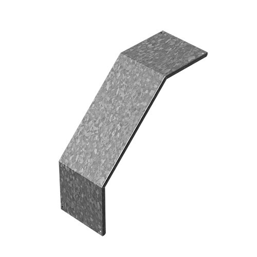 Фотография товара 'Ostec КУВНЛО90-400-1,0-СЦ Крышка к углу внешнему для лестничного лотка НЛО 400'