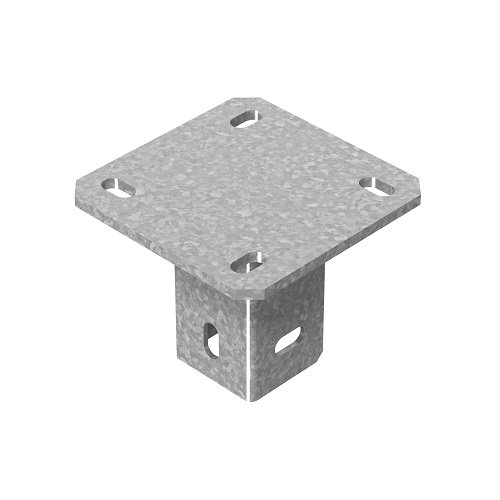 Фотография товара 'Ostec ПКО7-4,0-ЭЦ Потолочное крепление одинарное для высоких нагрузок 50х70 мм'