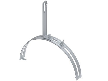 Фотография товара 'Ostec МД-072-ГЦ Держатель на круглый конёк, гор. цинк'