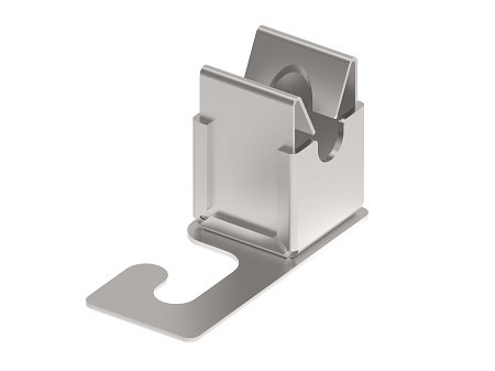 Фотография товара 'Ostec МД-043-Н304 Держатель скоба КЛИК на кровлю, нерж. AISI 304'