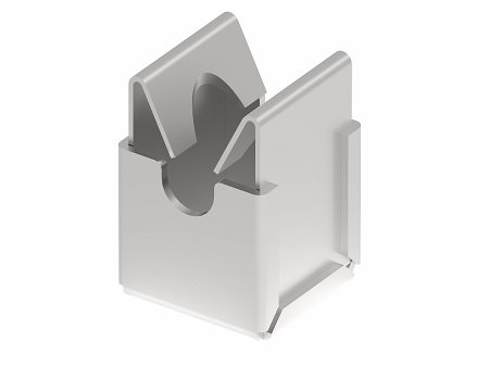 Фотография товара 'Ostec МД-140-ОС Держатель КЛИК для круглых проводников 8 мм'