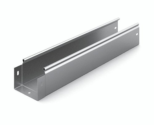 Фотография товара 'Ostec ЛНМЗТ-100х80х3000-0,8-СЦ Металлический лоток неперфорированный 100х80х3000'