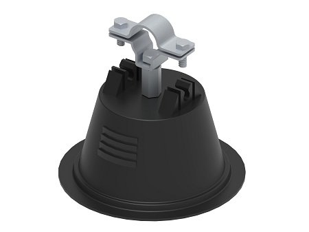 Фотография товара 'Ostec МД-904-П Держатель для токоотвода HVI с бетоном, пластик'