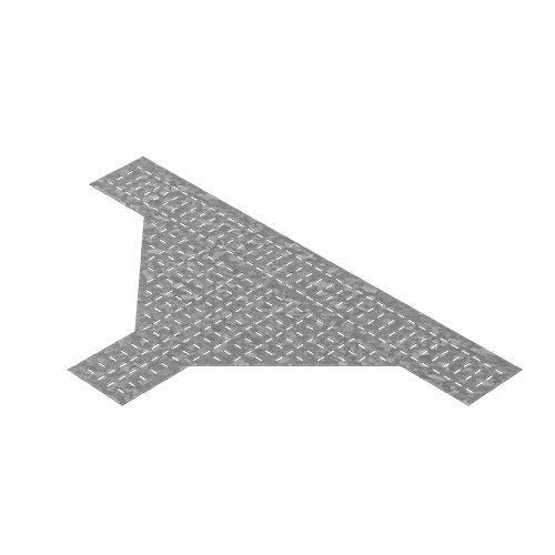 Фотография товара 'Ostec ДВТЛЛКР-300-1,0-СЦ Донная вставка для тройника для лотков ЛКР 300'