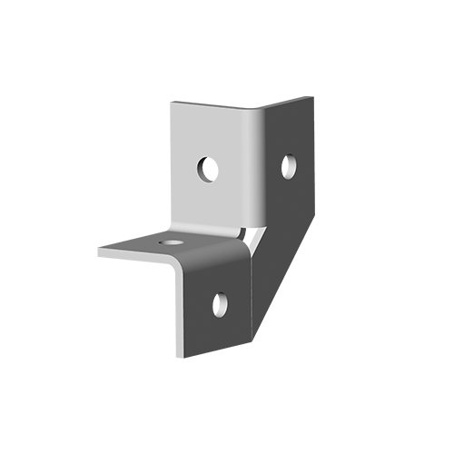 Фотография товара 'Ostec УС-3D4-4,0-ЭЦ Угол 3D, 4 отверстия, толщ. 4,0 мм'