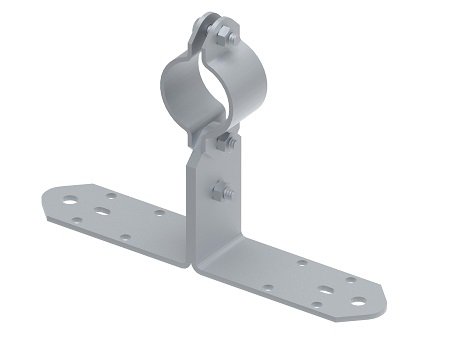 Фотография товара 'Ostec МД-103-ГЦ Держатель молниеприемного стержня 40 мм на пластине'