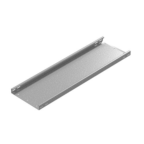 Фотография товара 'Ostec ПЛКН-100х35х3000-2,0-СЦ Промышленный лоток кабельный неперфорированный 100х35х3000'