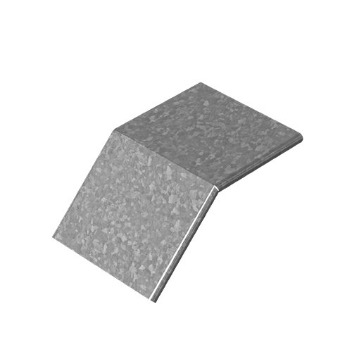 Фотография товара 'Ostec КУСВР45-300х200-1,0-СЦ Крышка к угловому соединителю внешнему 45 град. к лотку 300х200'