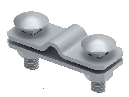 Фотография товара 'Ostec МС-182-ГЦ Соединитель плоского проводника и прутка продольный, гор. цинк'