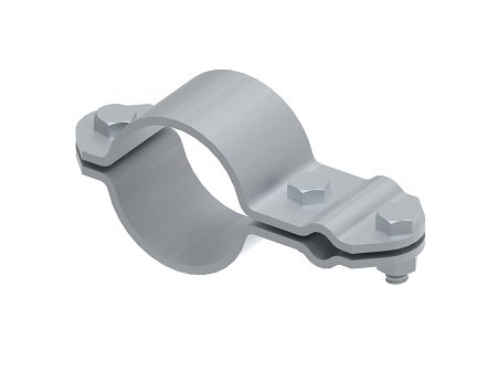 Фотография товара 'Ostec МС-102-ГЦ Соединитель проводника и молниеприемного стержня 40 мм, гор. цинк'