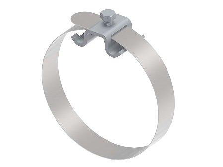 Фотография товара 'Ostec МА-150-Н304 Обойма для круглого проводника на водосток L-100'