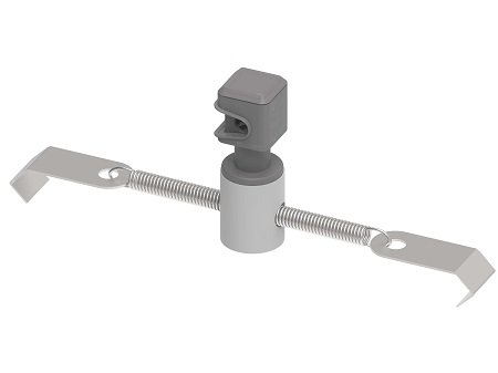 Фотография товара 'Ostec МД-079-Н304 Держатель круглого проводника Д8 для черепицы на пружине КЛИК'