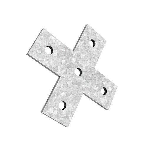 Фотография товара 'Ostec ПЛХ-5-5,0-ЭЦ Пластина крестообразная 5 отверстий для СТРАТ профиля'