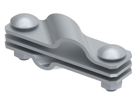 Фотография товара 'Ostec МС-122-ГЦ Соединитель диагональный стержня заземления D-16, гор. цинк'