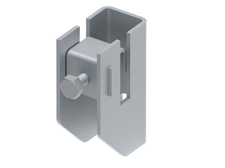 Фотография товара 'Ostec МД-830-ГЦ Держатель плоского проводника с болтом, гор. цинк'