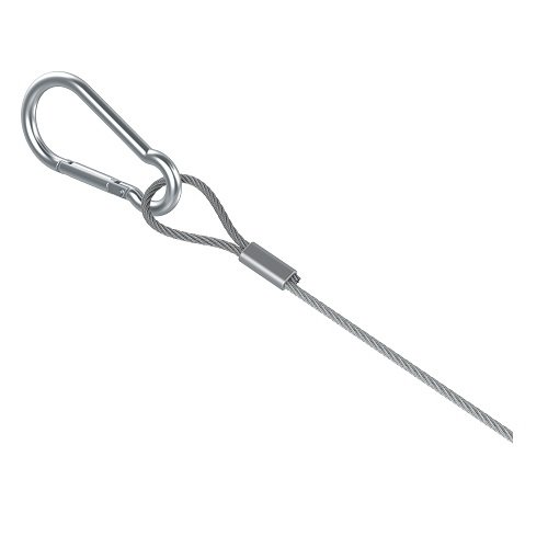 Фотография товара 'Ostec ТРК-8-2,0-СЦ Трос оцинкованный с карабином и замком 8 м'