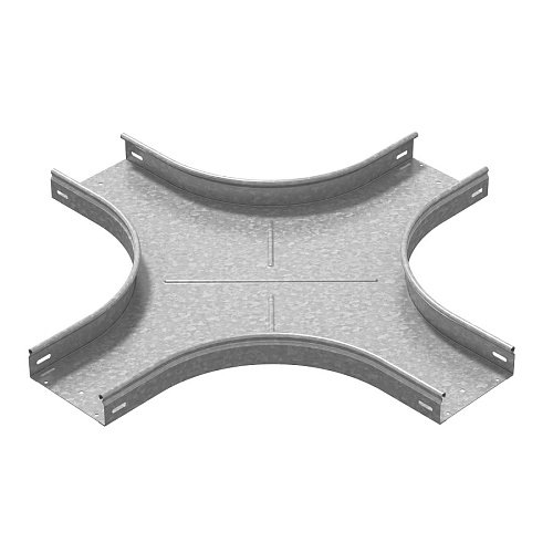 Фотография товара 'Ostec ХТРП-600х200-1,0-R200-СЦ Разветвитель крестообразный плавный универсальный к лотку 600х200'