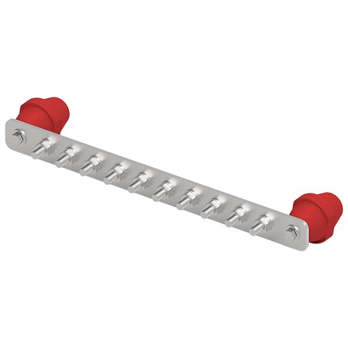 Фотография товара 'Ostec МШ-926-М Шина уравнивания потенциалов 40х5, 14 подключений М8, медь'