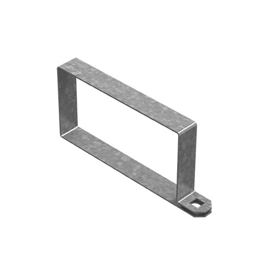 Фотография товара 'Ostec ХКП-50х50-1,5-СЦ Хомут крышки поясной 50х50, толщ. 1,5 мм'